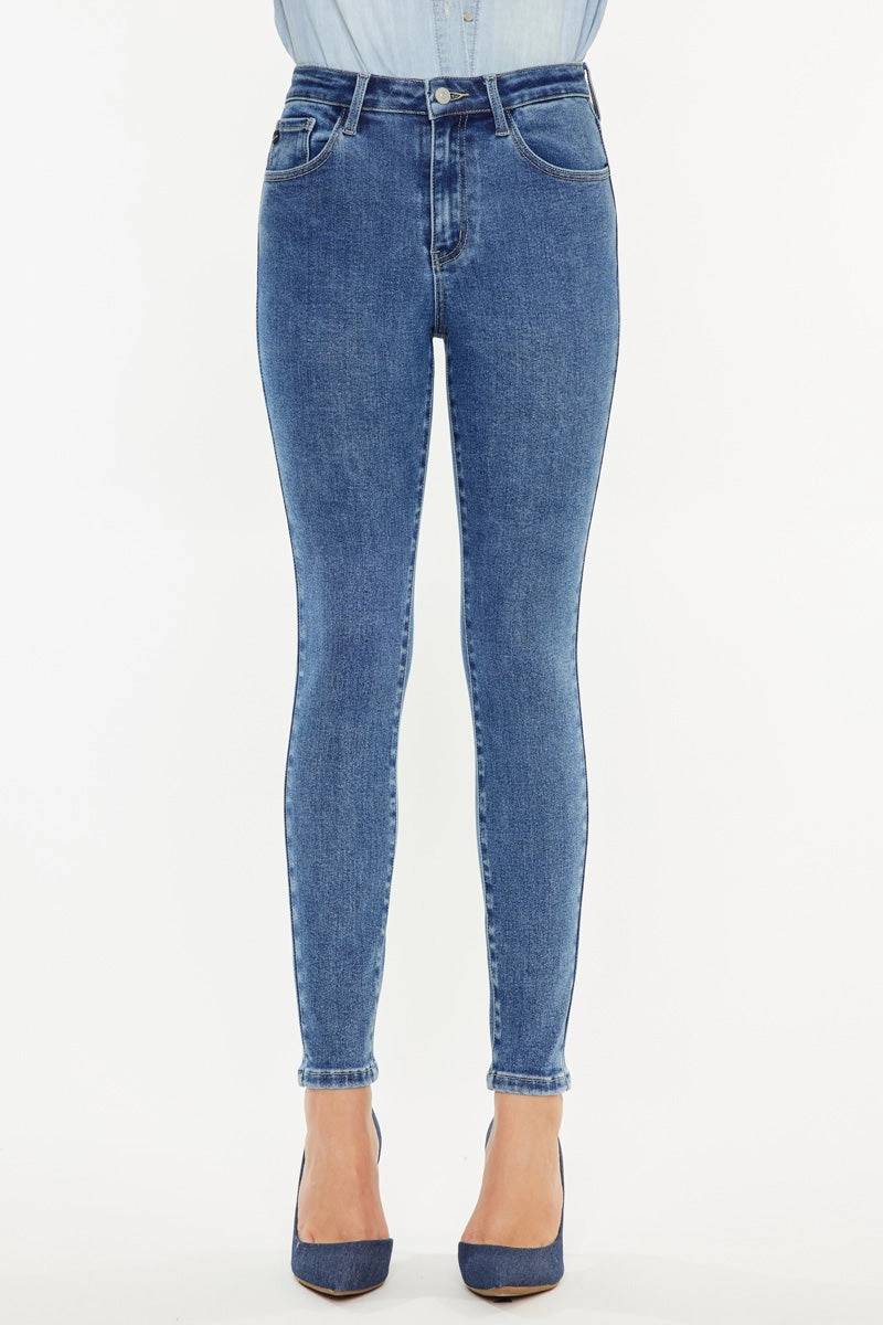 Bev Essentials High Rise Ankle Skinny Jeans