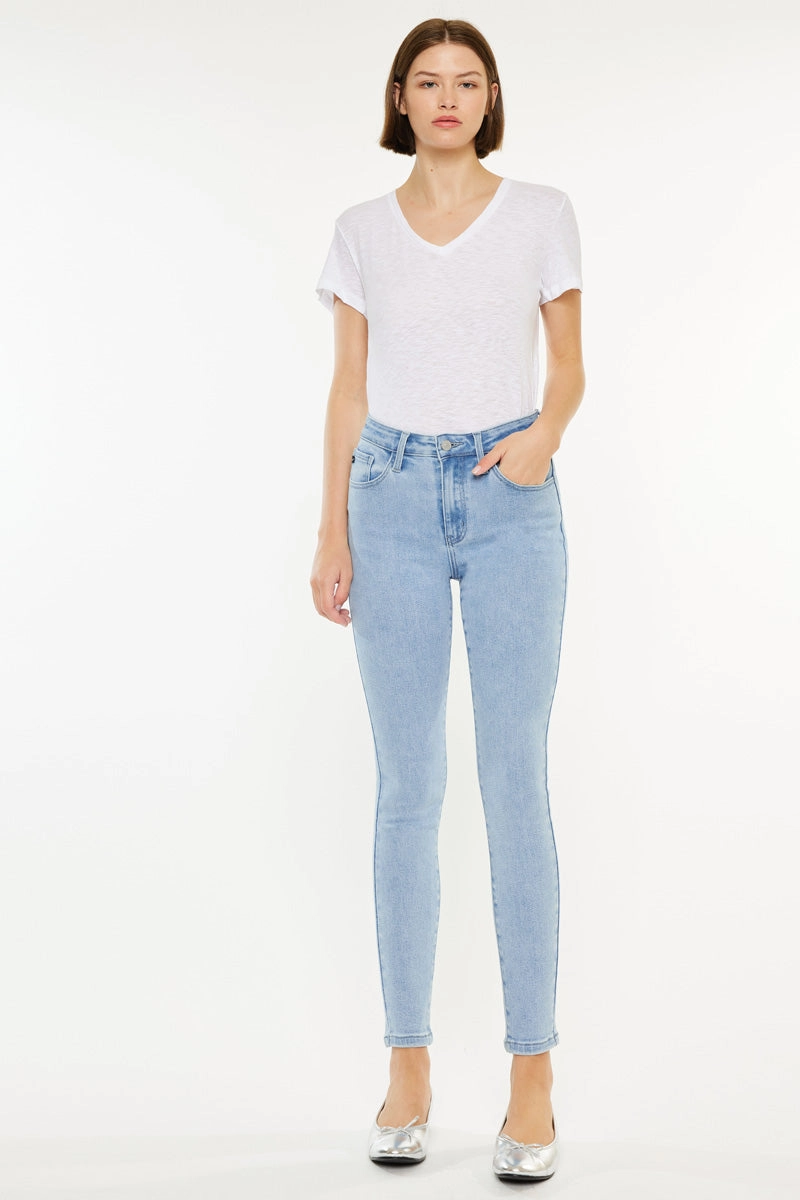 Bev Essentials High Rise Ankle Skinny Jeans