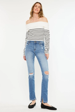 Birdy  Mid Rise Easy Skinny Jeans