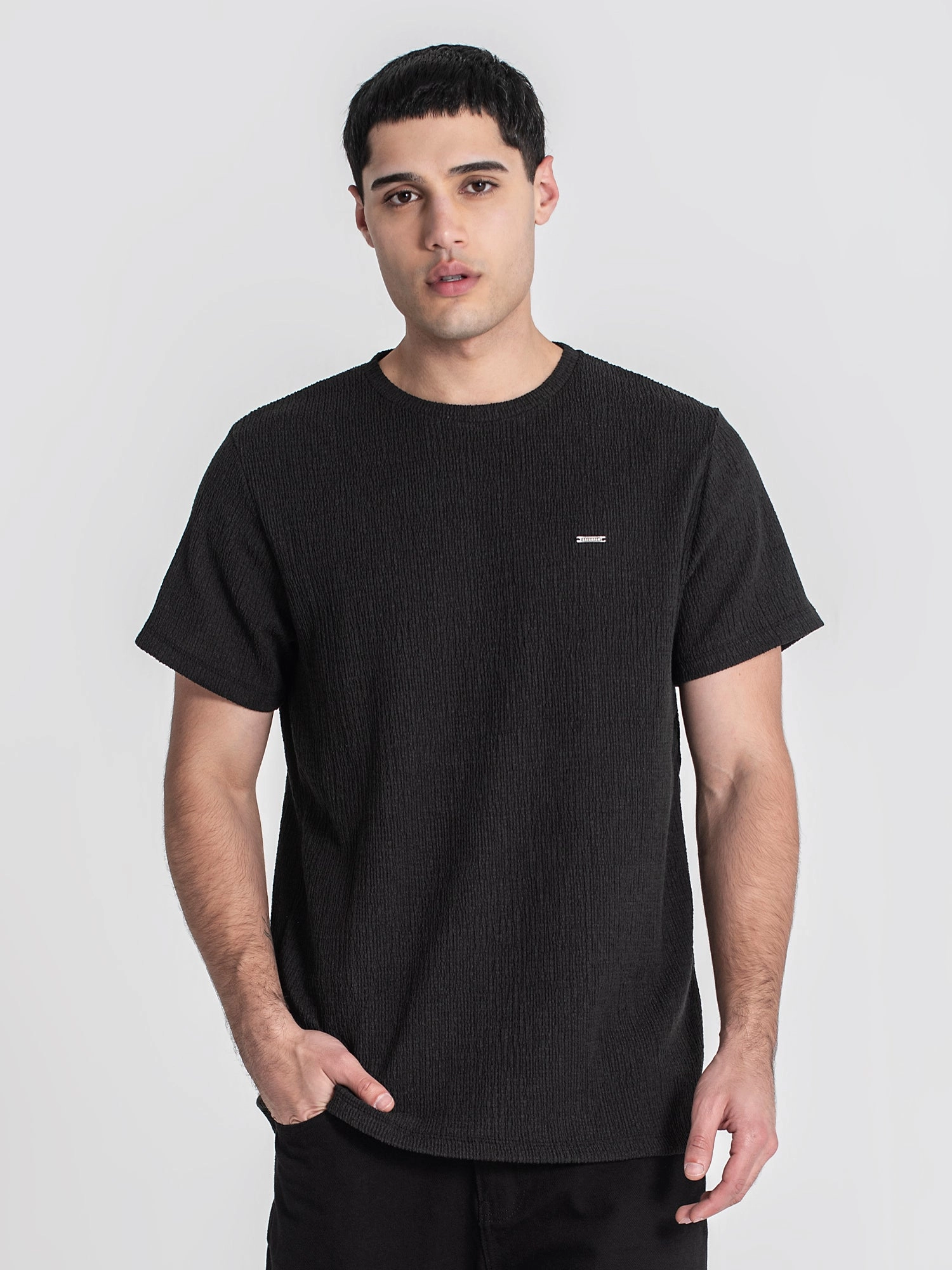 Black Texture Tee