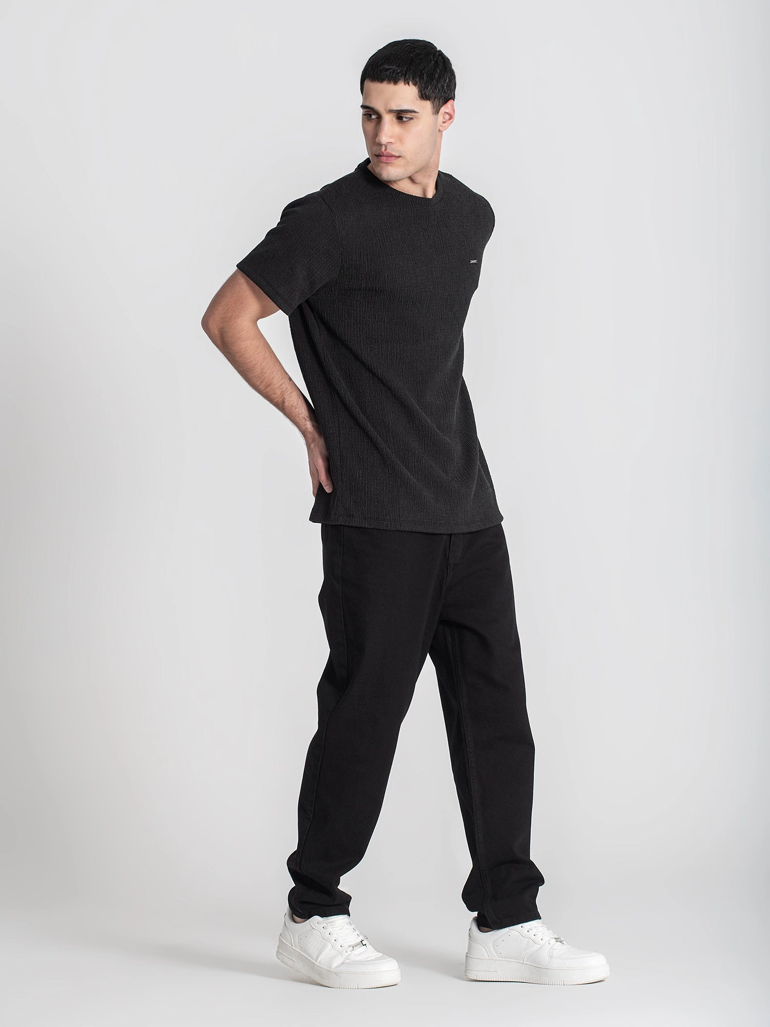Black Texture Tee