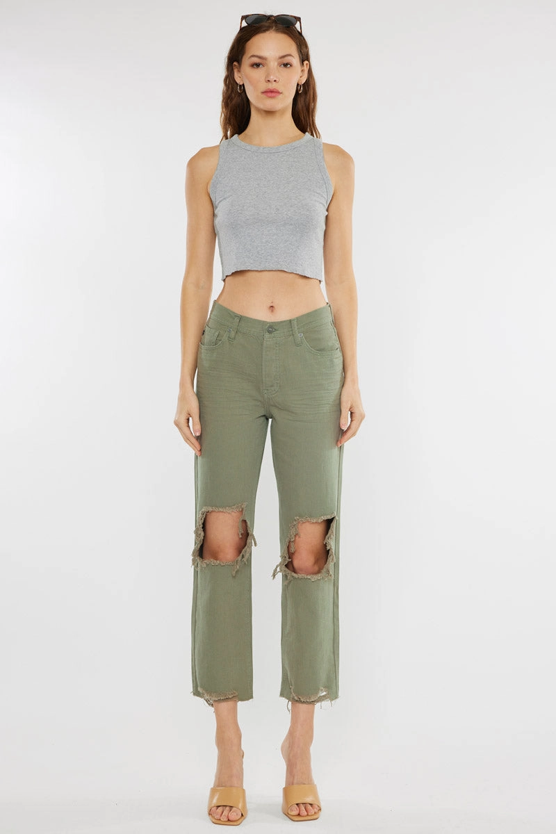 Blakely High Rise Straight Leg Jeans