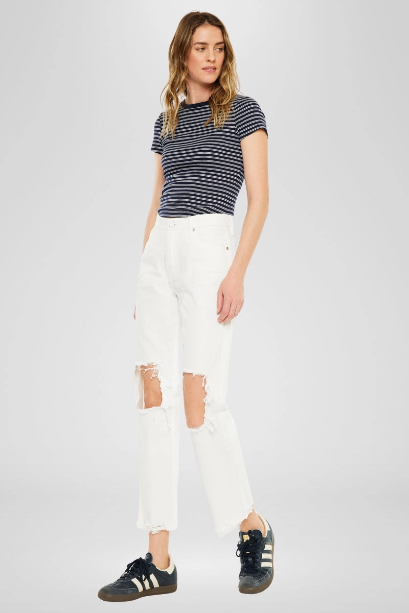 Blakely High Rise Straight Leg Jeans