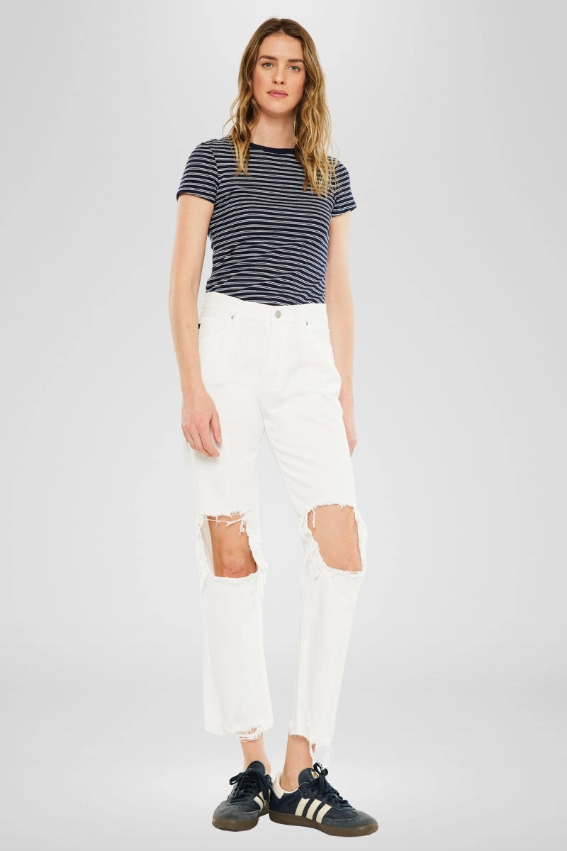 Blakely High Rise Straight Leg Jeans