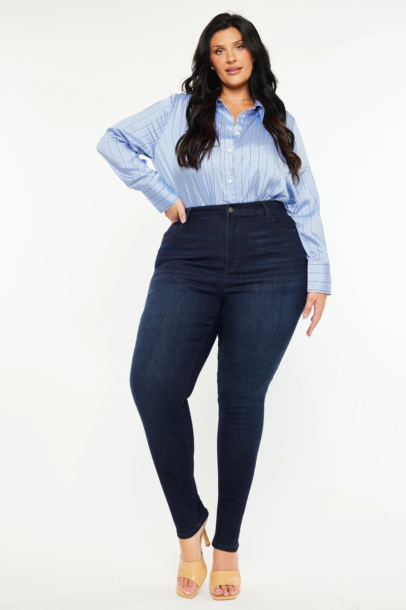 Bluebird Essentials High Rise Super Skinny Jeans (Plus Size)