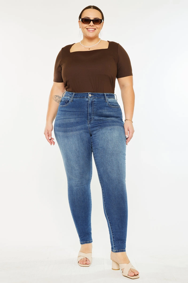 Bluebird Essentials High Rise Super Skinny Jeans (Plus Size)