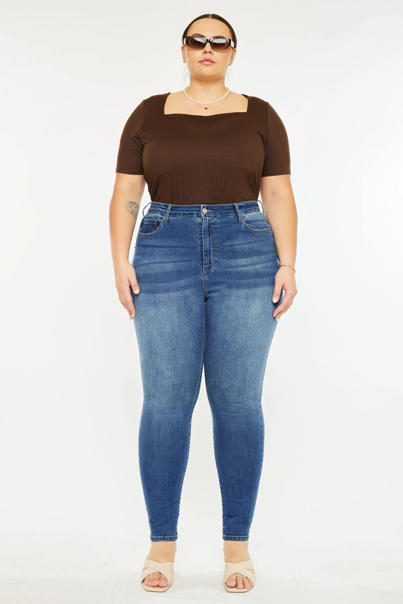 Bluebird Essentials High Rise Super Skinny Jeans (Plus Size)
