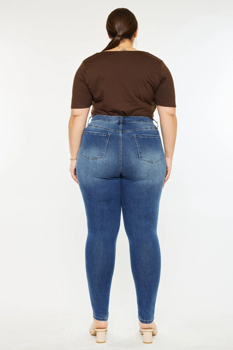Bluebird Essentials High Rise Super Skinny Jeans (Plus Size)