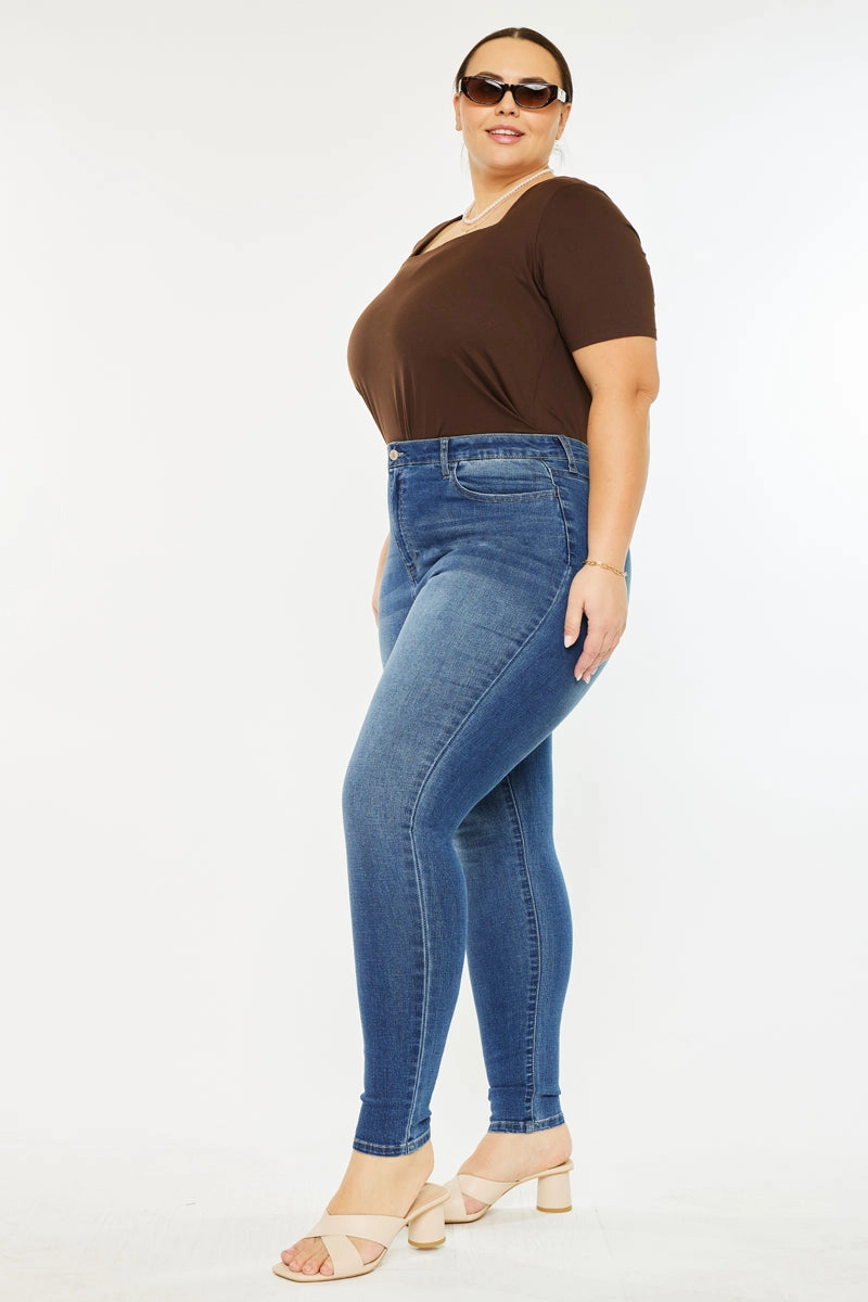 Bluebird Essentials High Rise Super Skinny Jeans (Plus Size)