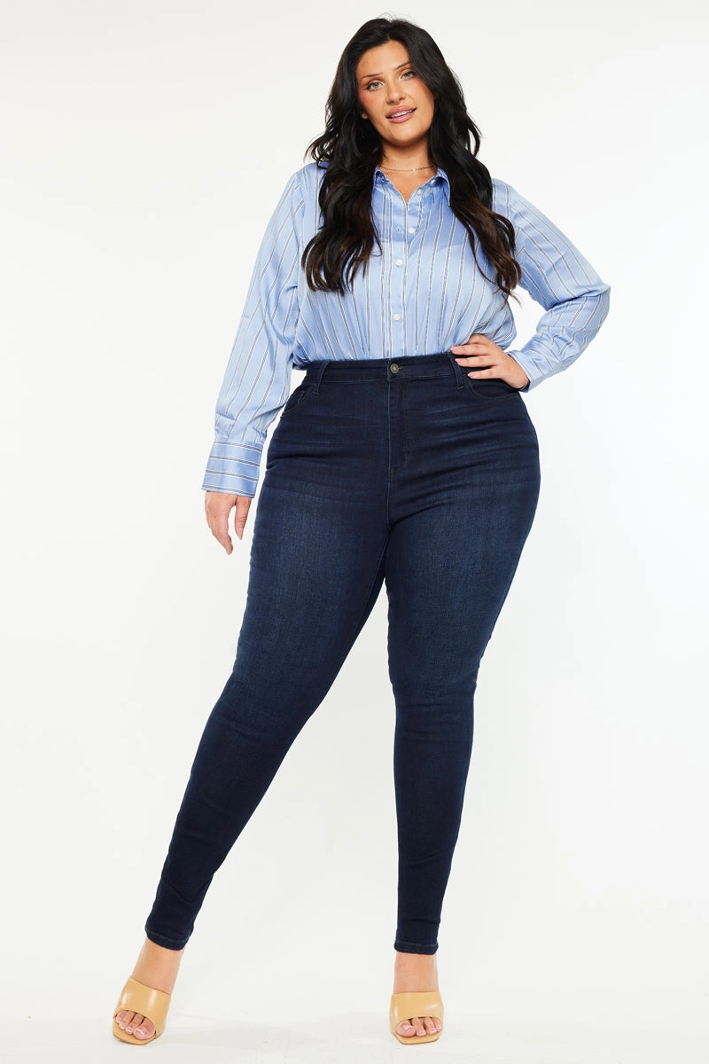 Bluebird Essentials High Rise Super Skinny Jeans (Plus Size)