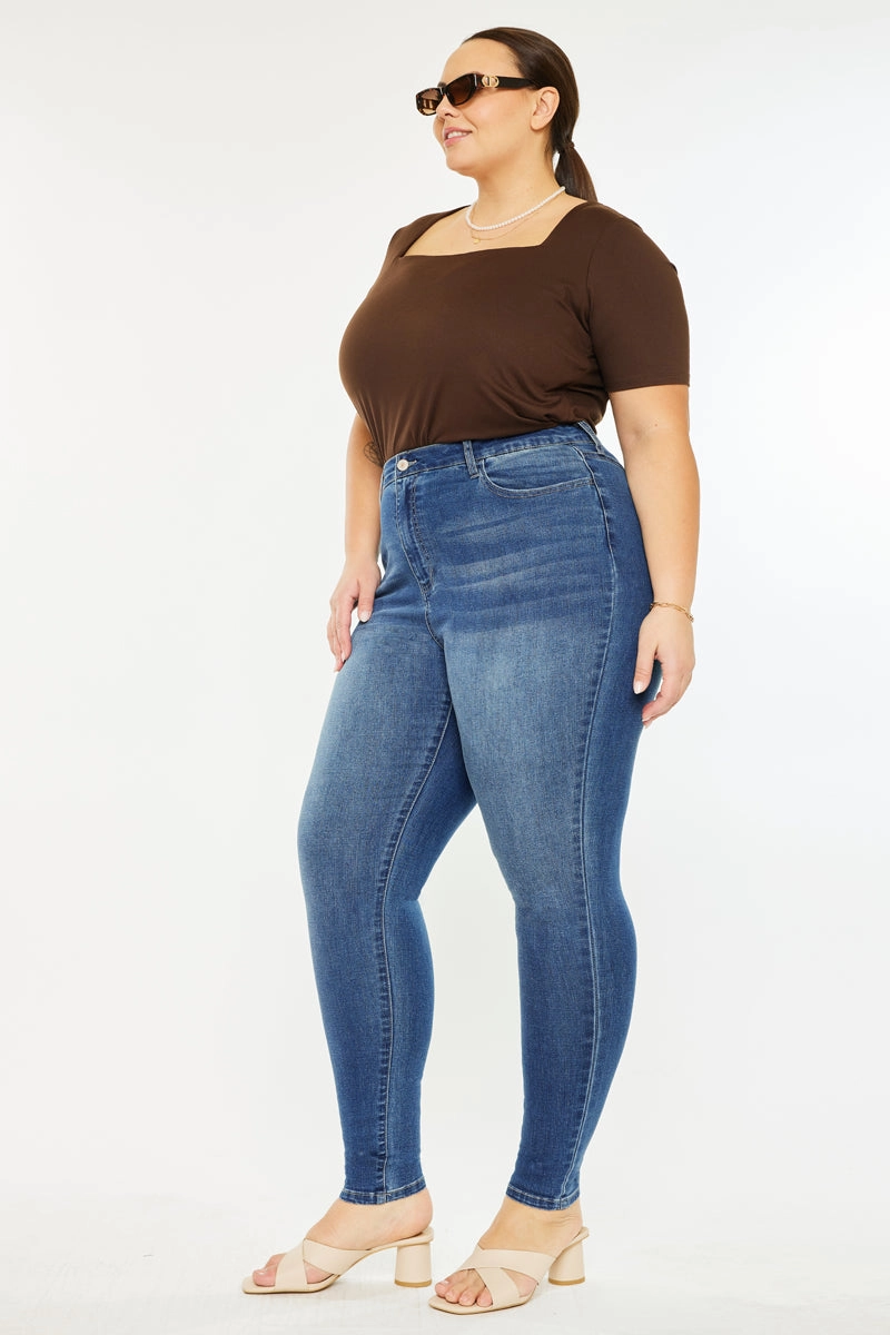 Bluebird Essentials High Rise Super Skinny Jeans (Plus Size)