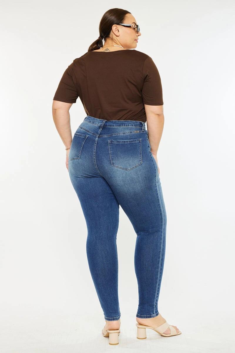 Bluebird Essentials High Rise Super Skinny Jeans (Plus Size)