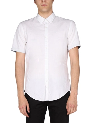 Boss Hugo Boss Logo Embroidered Short-Sleeved Shirt