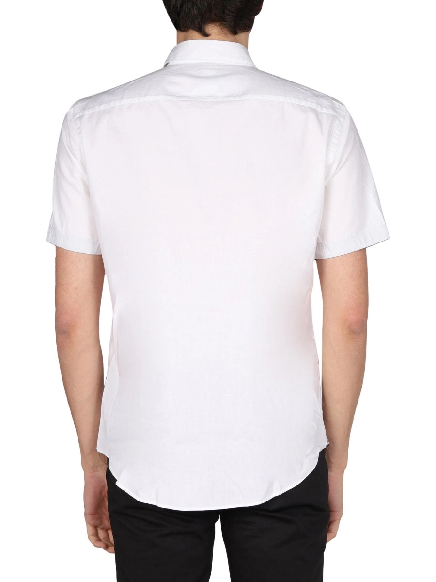 Boss Hugo Boss Logo Embroidered Short-Sleeved Shirt