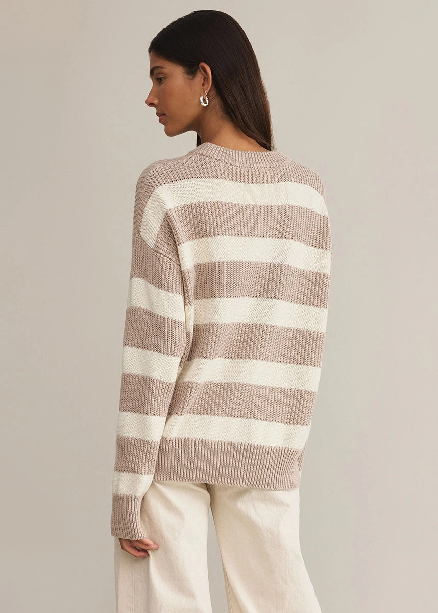 Boyfriend Sailor Sweater - Parchment
