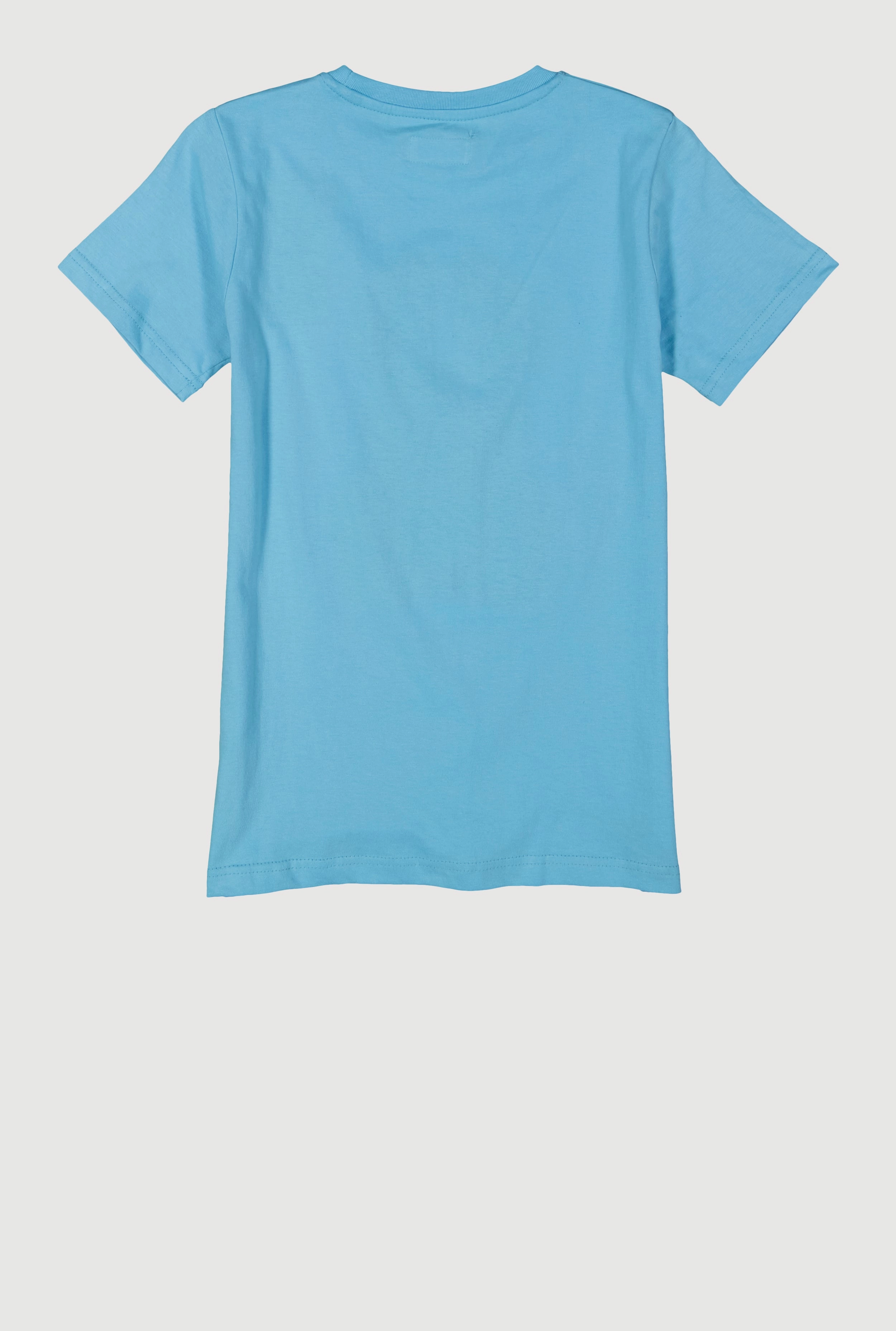 Boys Bunny Chenille Patch Crew Neck Graphic Tee