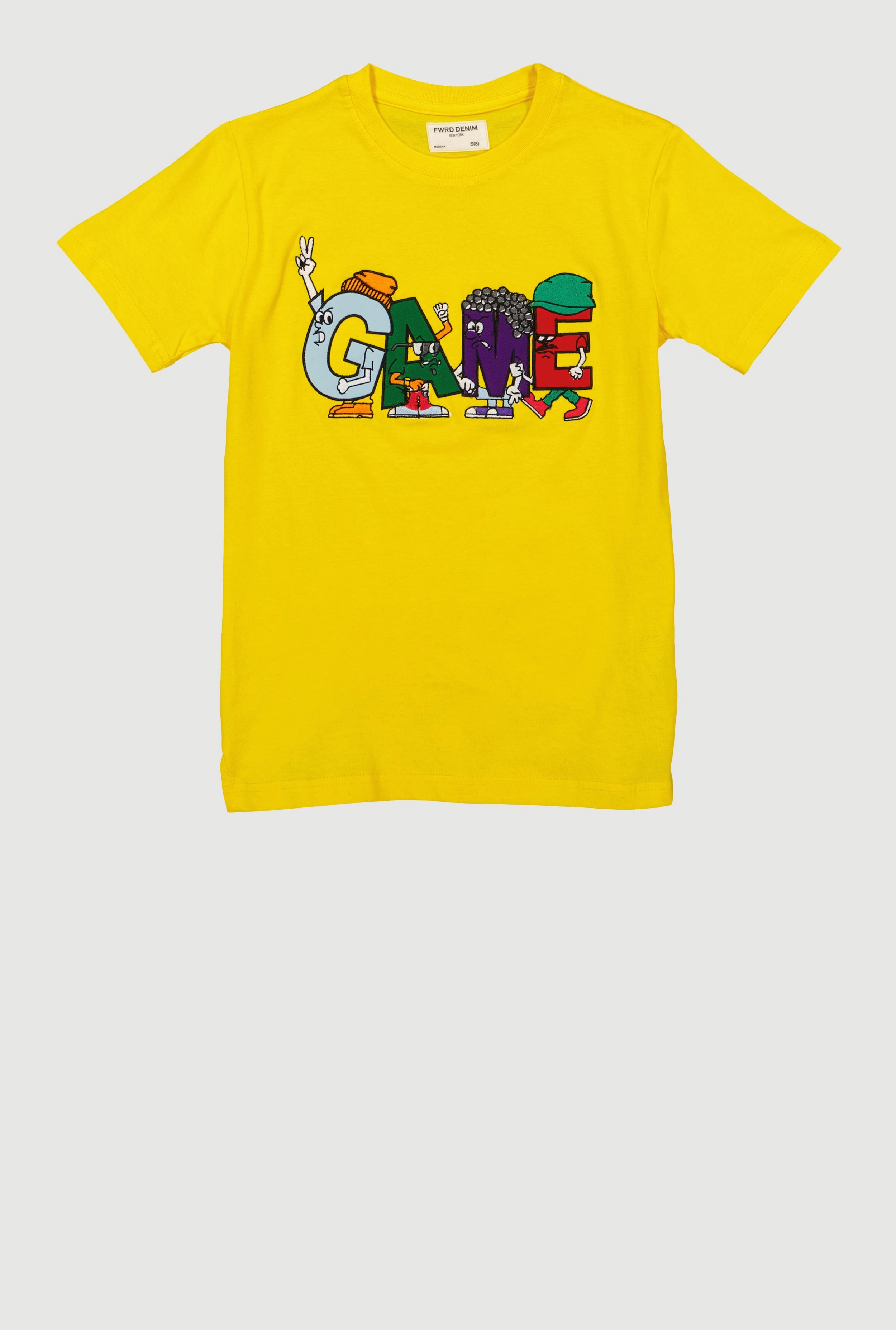 Boys Game Embroidered Graphic Tee