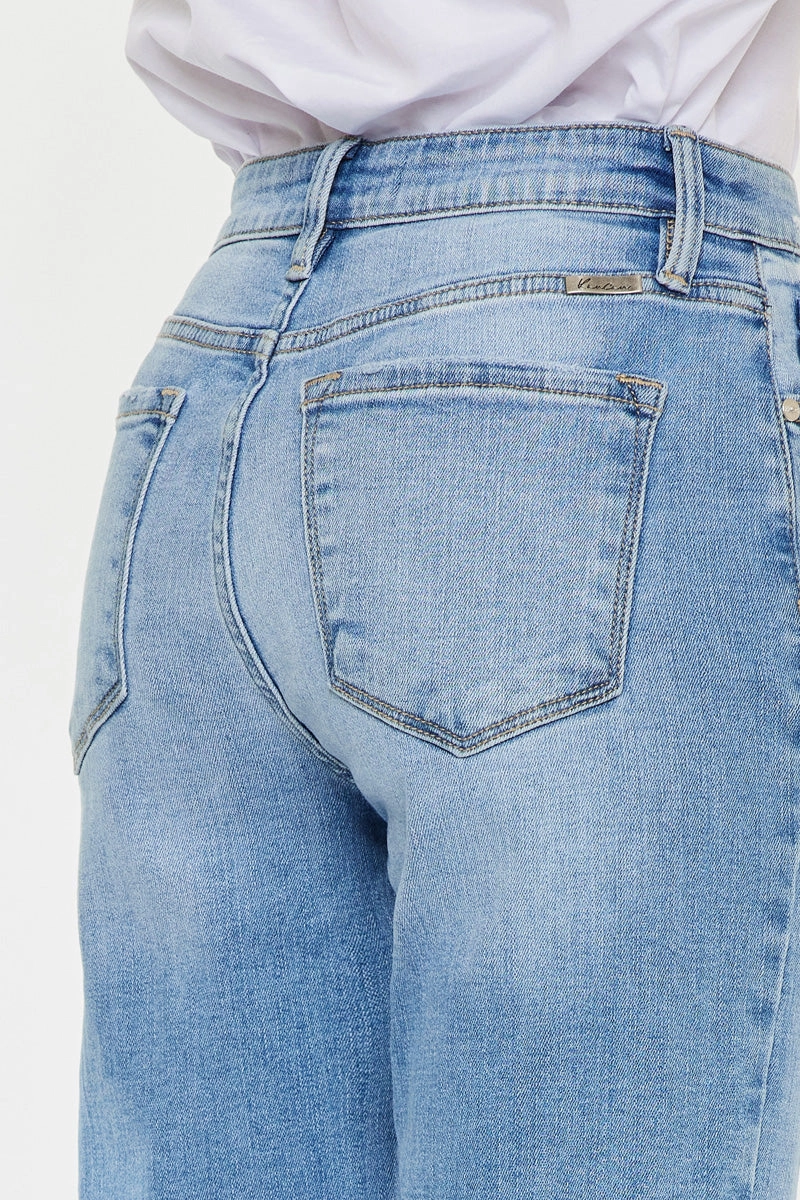 Breanne Essentials High Rise Straight Jeans