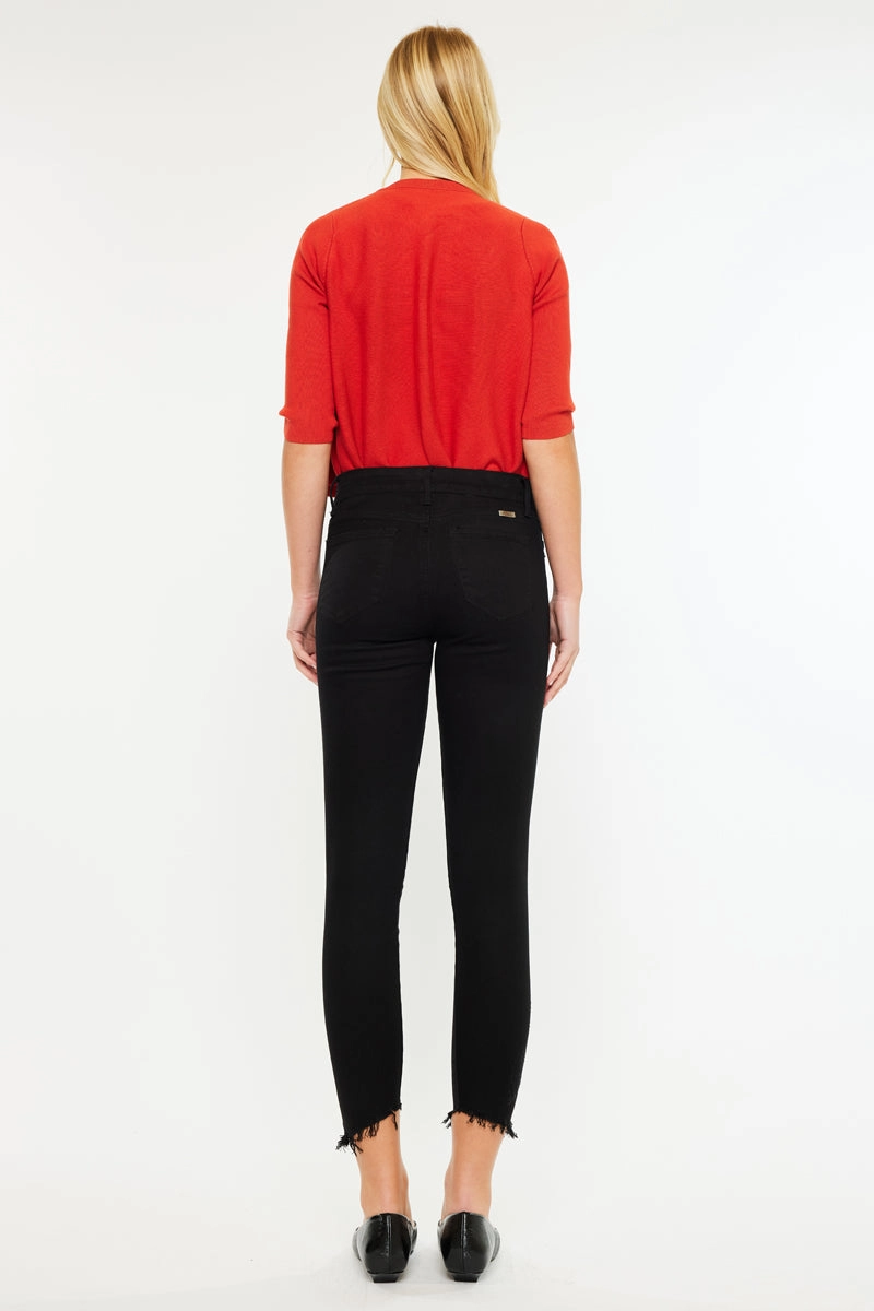 Brianna Mid Rise Ankle Skinny Jeans