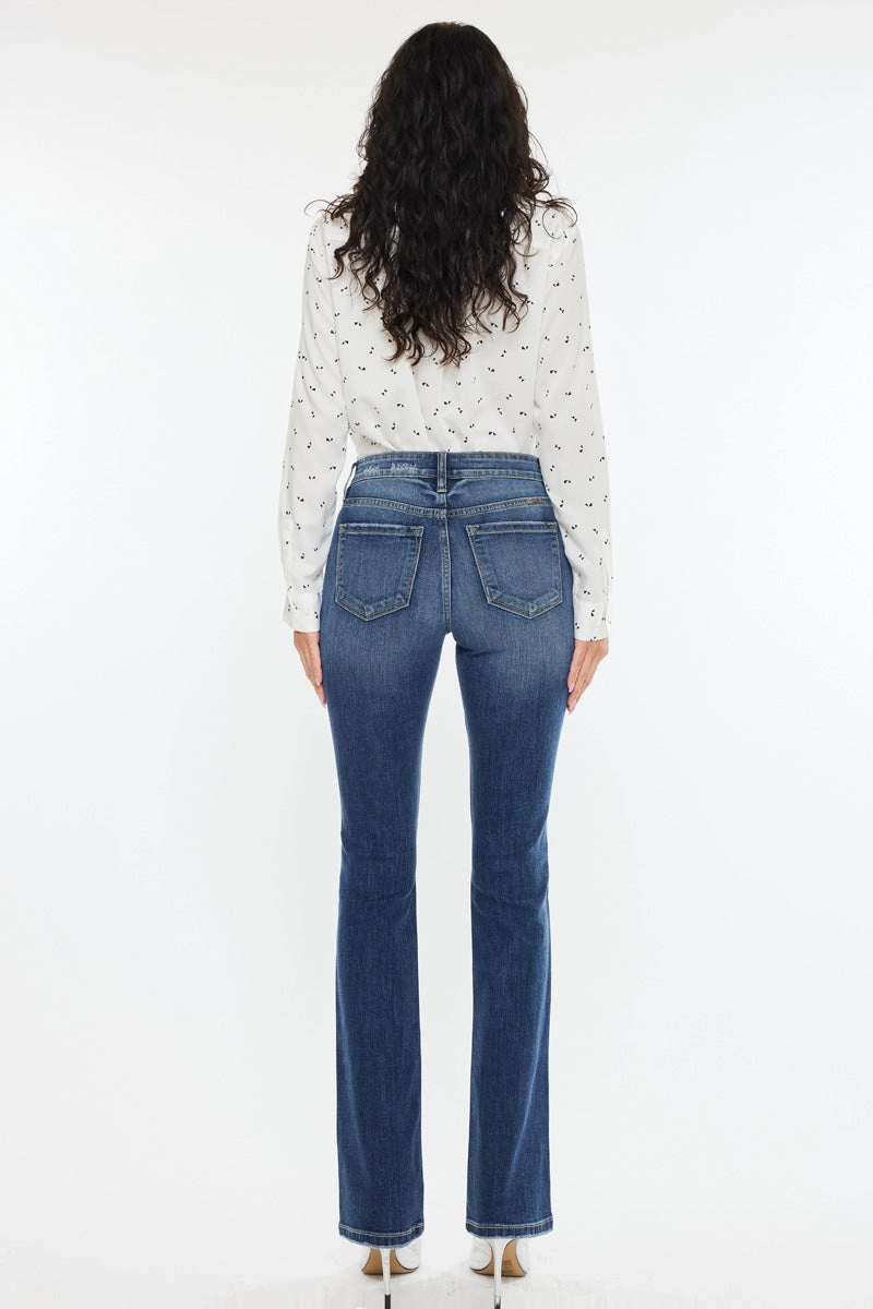 Brooklyn Essentials High Rise Skinny Bootcut Jeans
