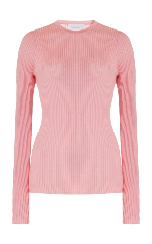 Browning Knit Sweater in Rosa Cashmere Silk