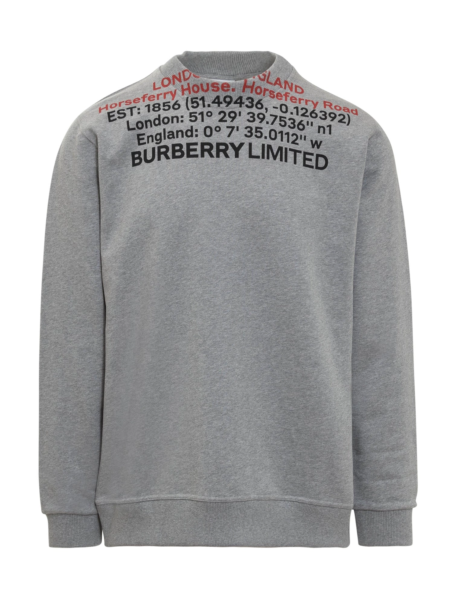 Burberry Logo Printed Crewneck Sweatshirt
