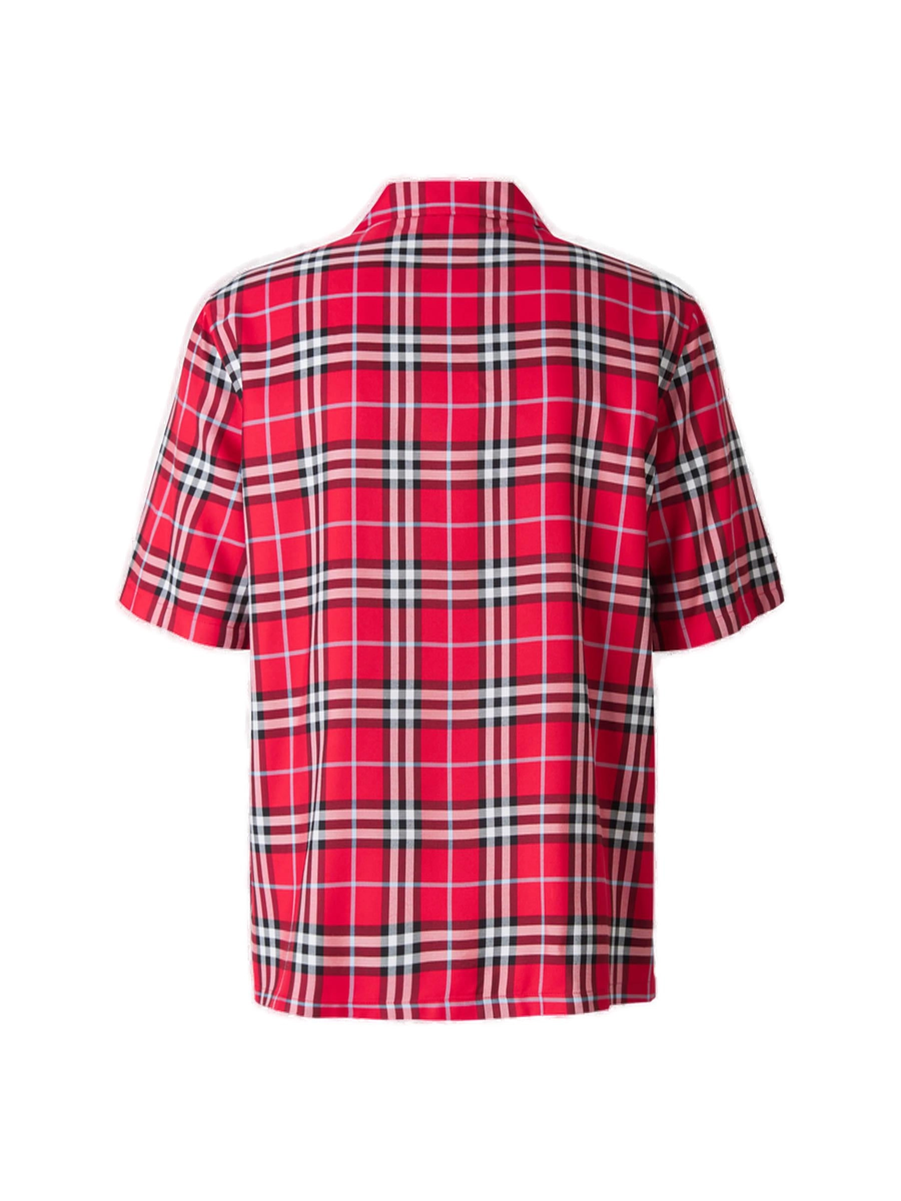 Burberry Short-Sleeved Checked Shirt