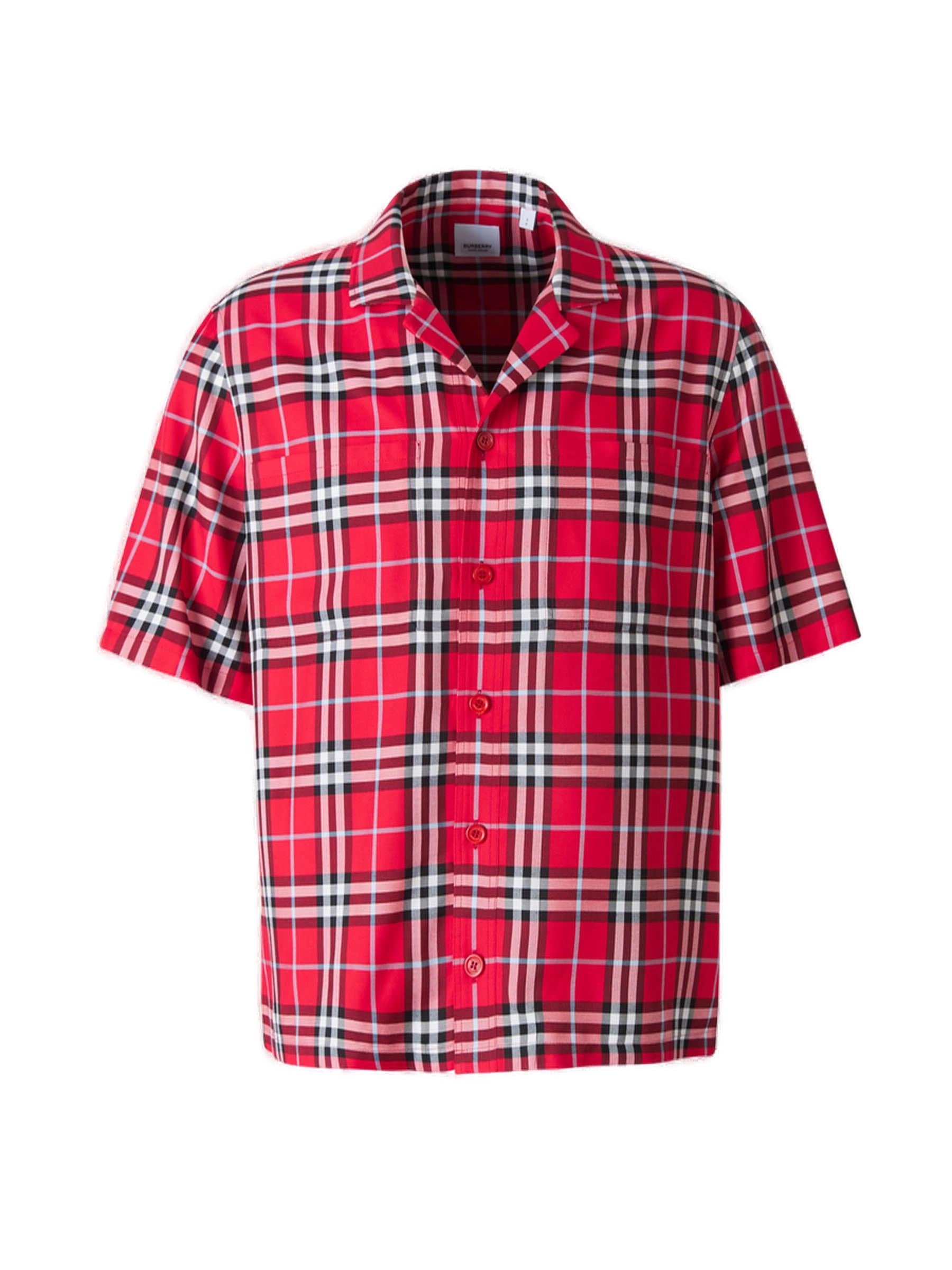 Burberry Short-Sleeved Checked Shirt