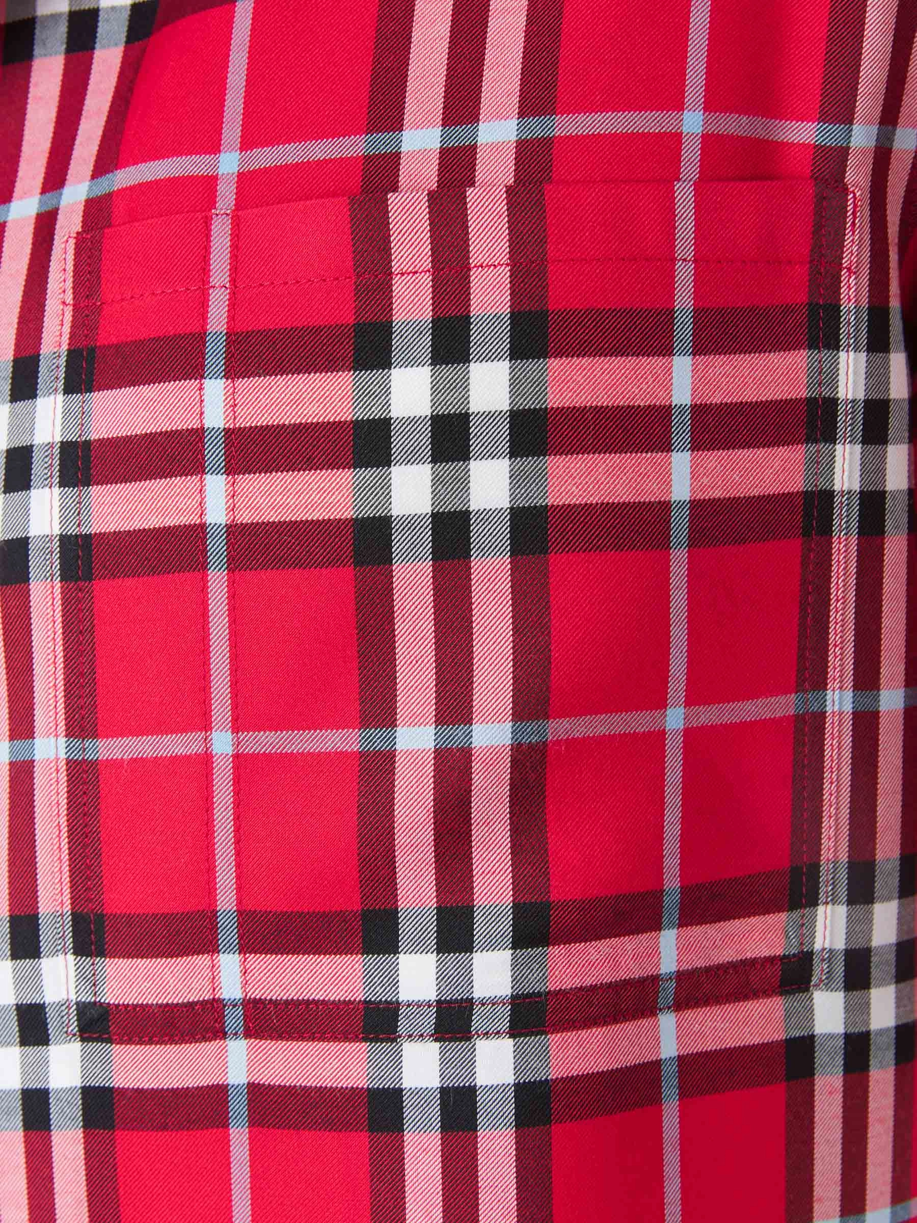 Burberry Short-Sleeved Checked Shirt