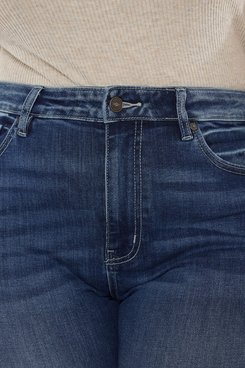 Cade High Rise Bootcut Jeans (Plus Size)