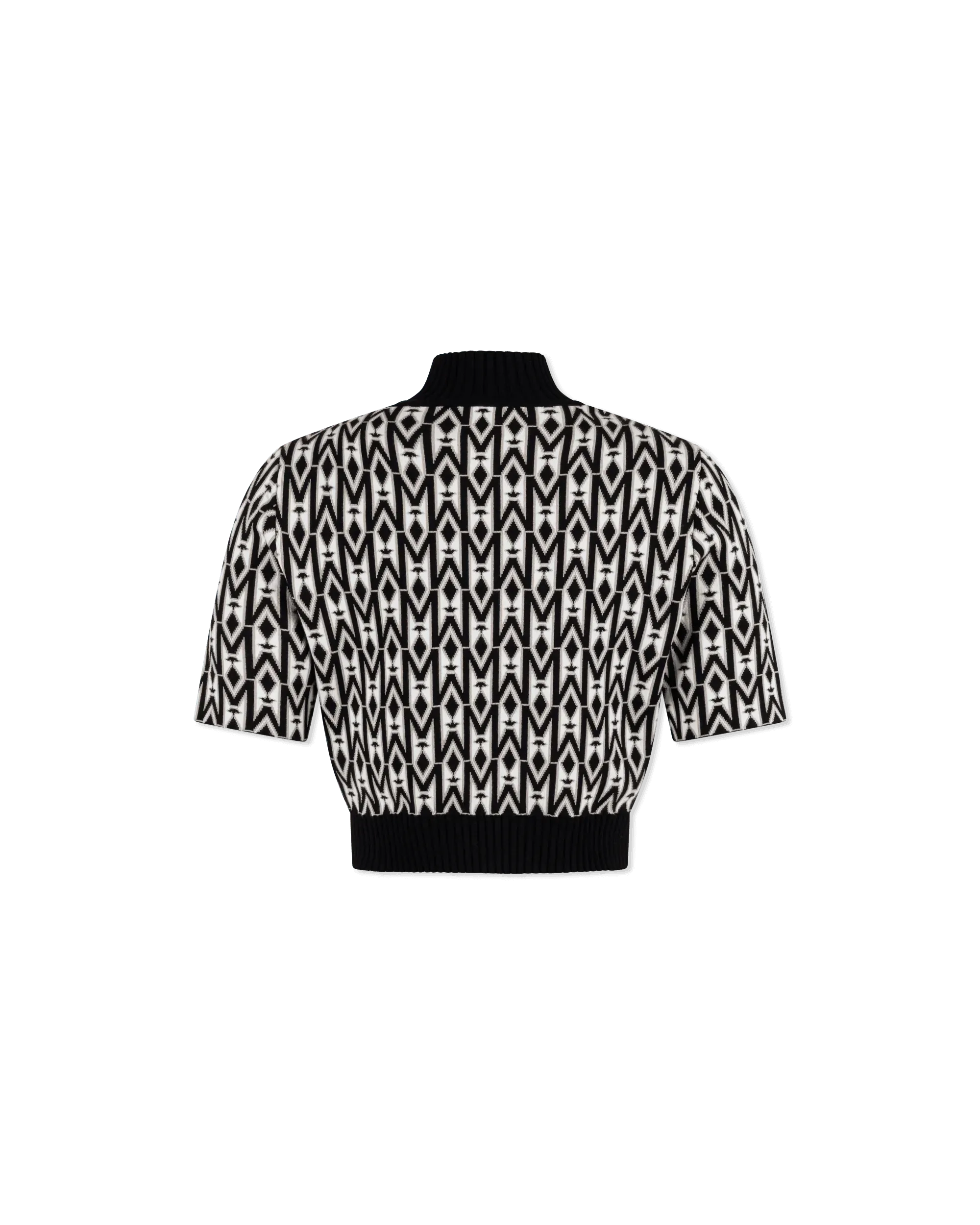 Caia-MG Mock Neck Knit Top