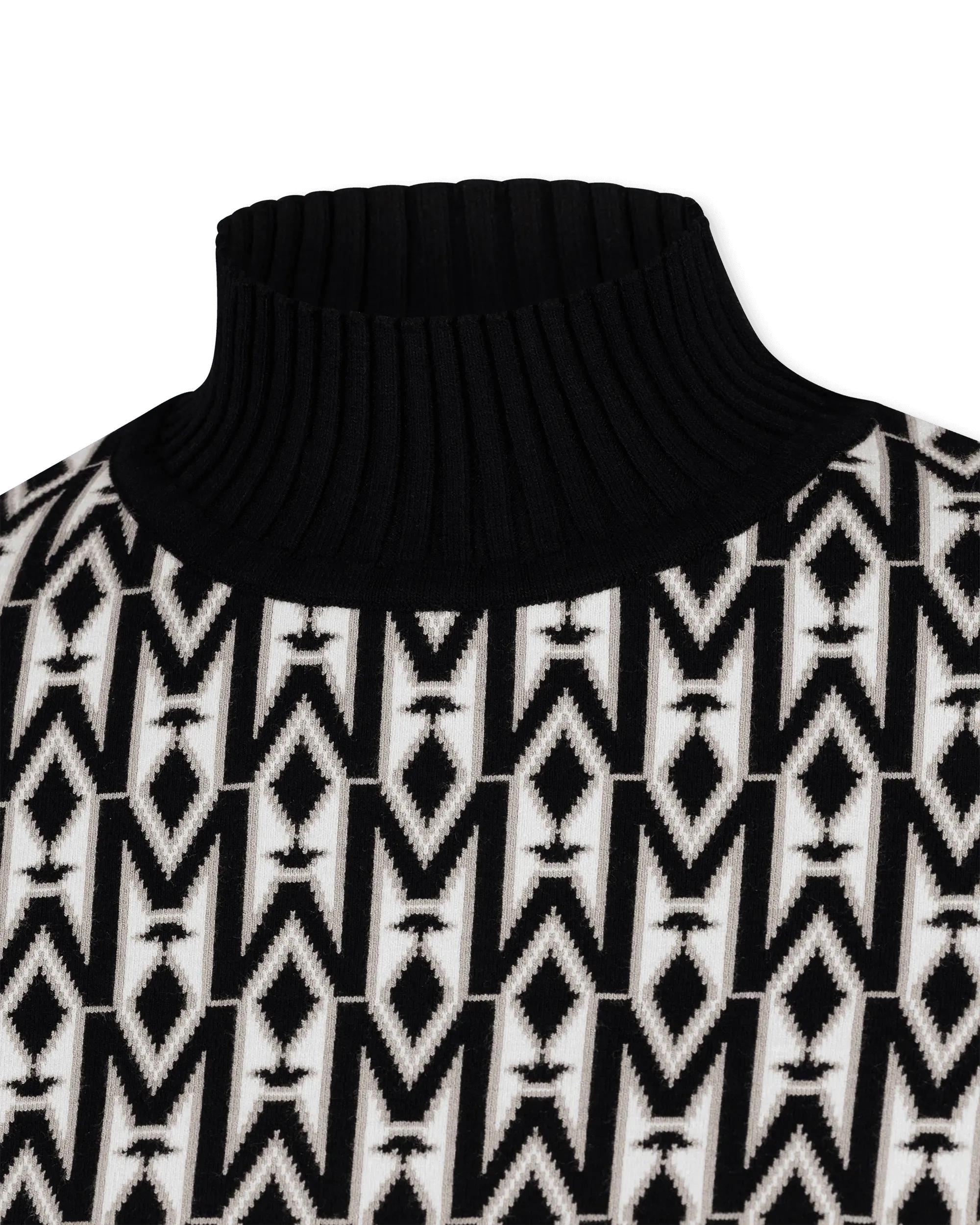 Caia-MG Mock Neck Knit Top