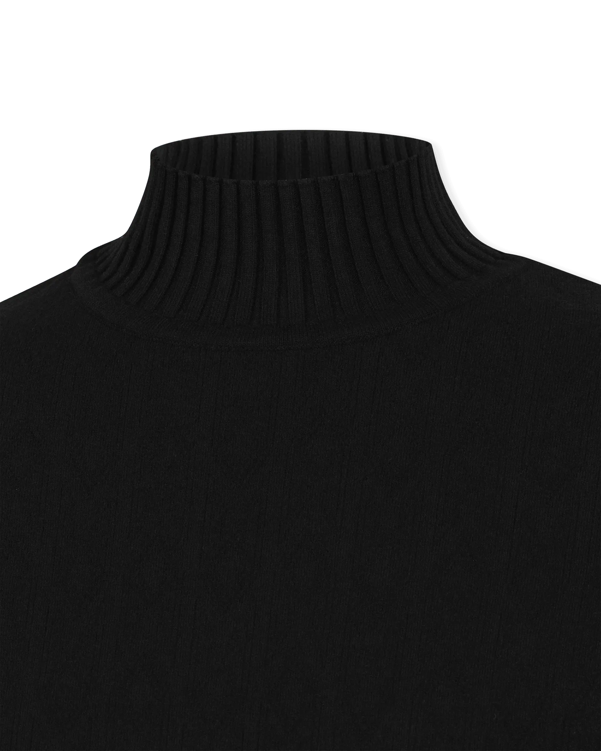 Caia Mock Neck Stretch Viscose Knit Top