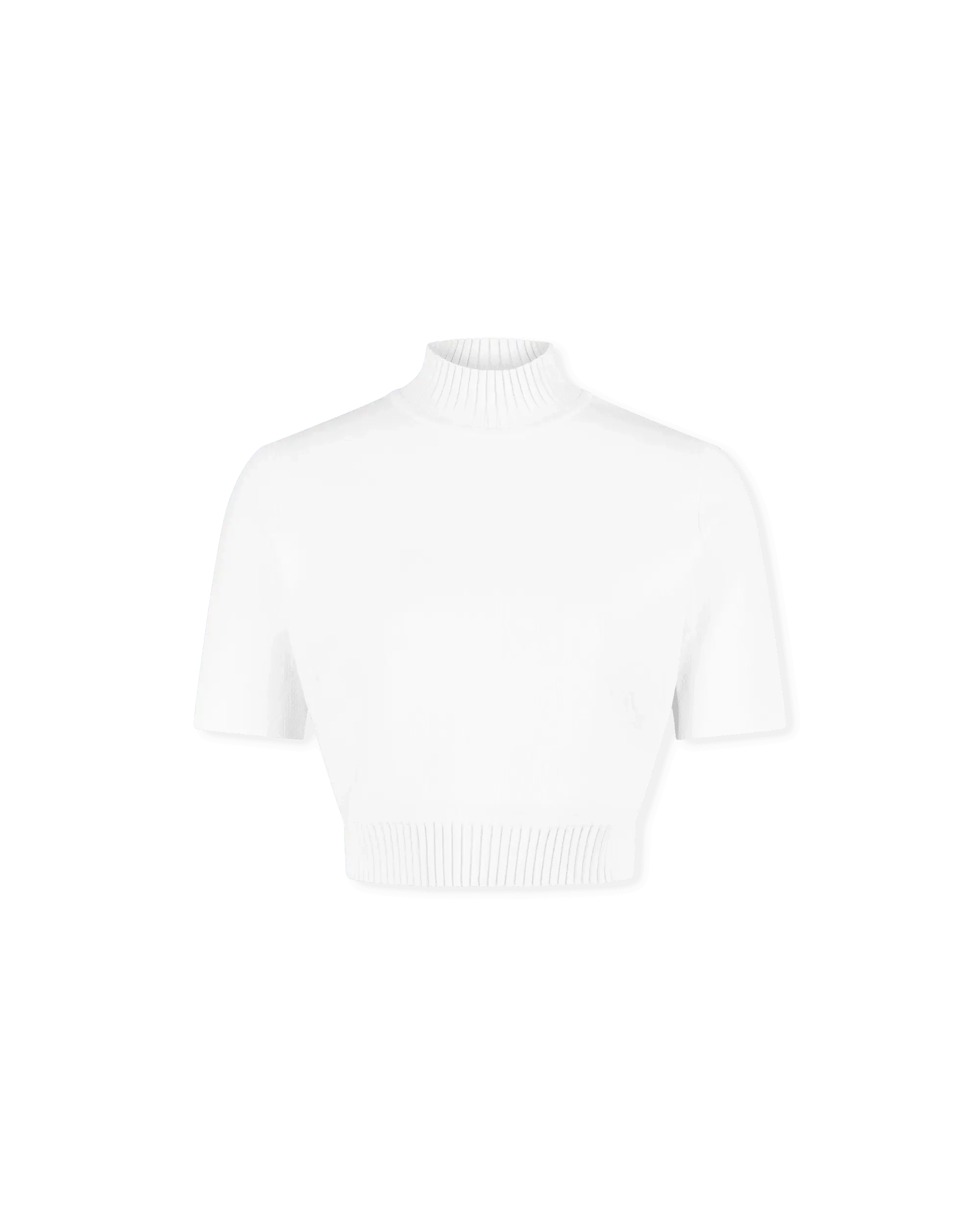 Caia Mock Neck Stretch Viscose Knit Top