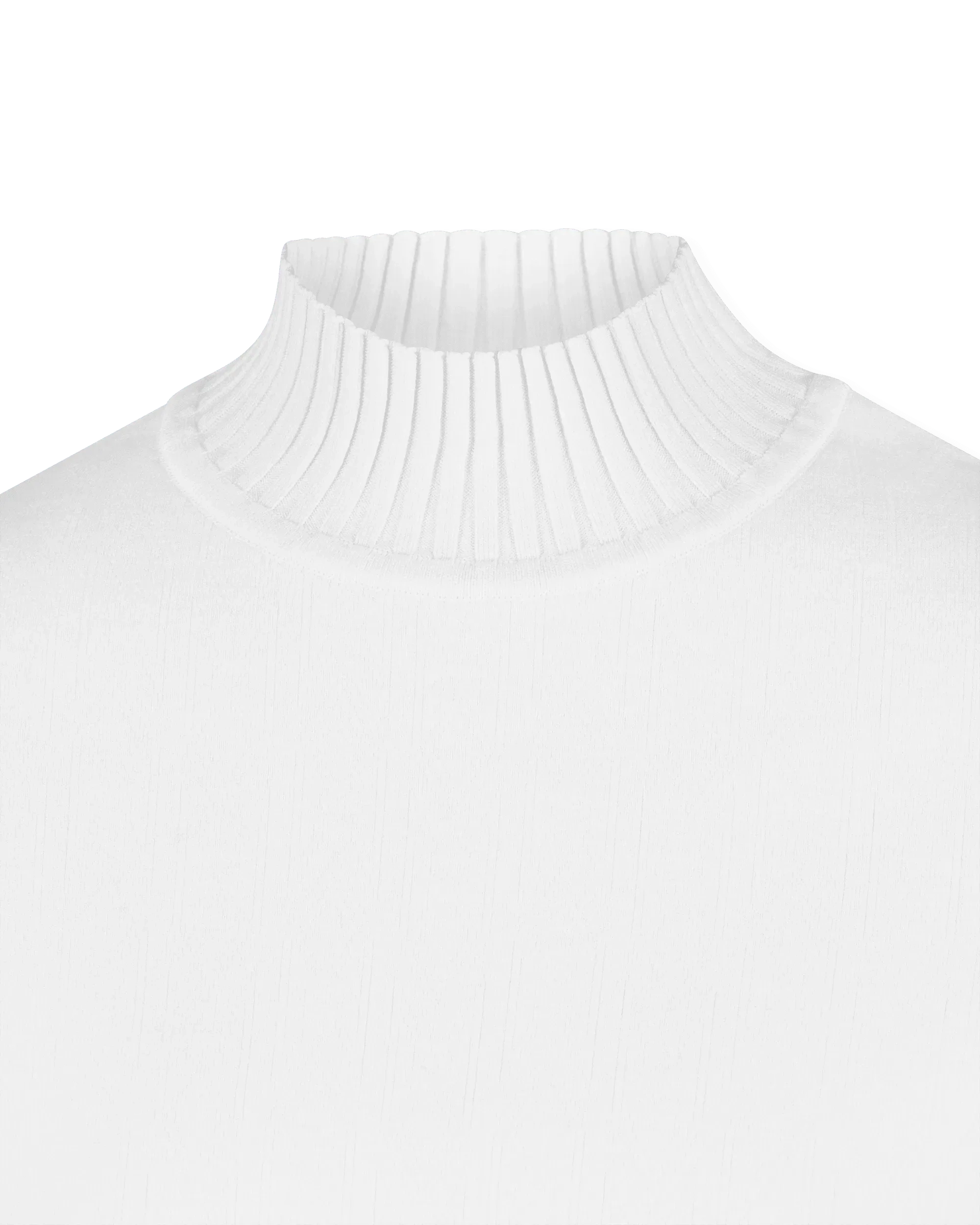 Caia Mock Neck Stretch Viscose Knit Top