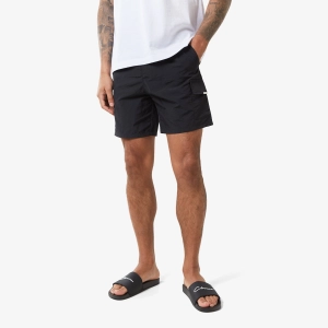 Cargo Pocket Swimshort | Black