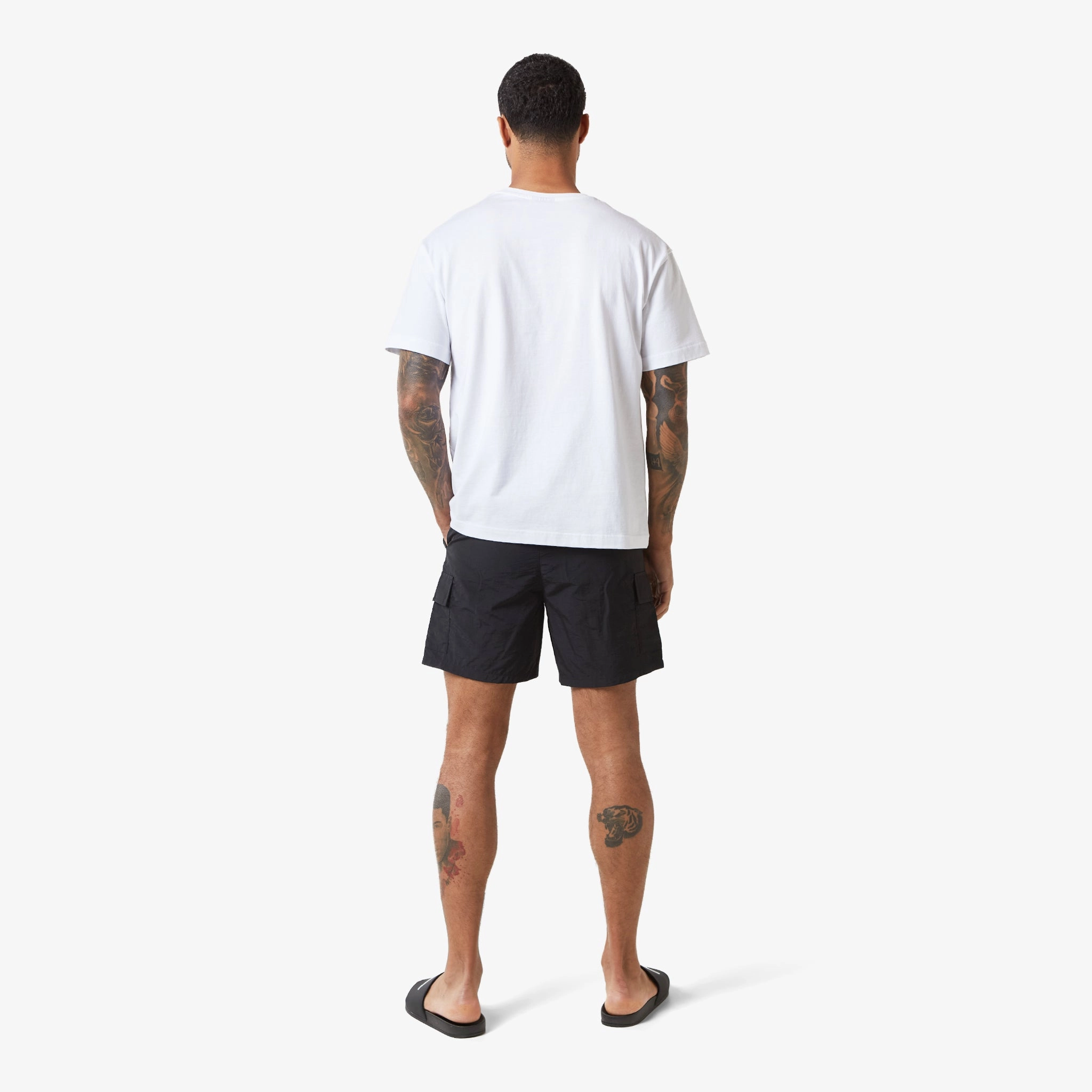 Cargo Pocket Swimshort | Black