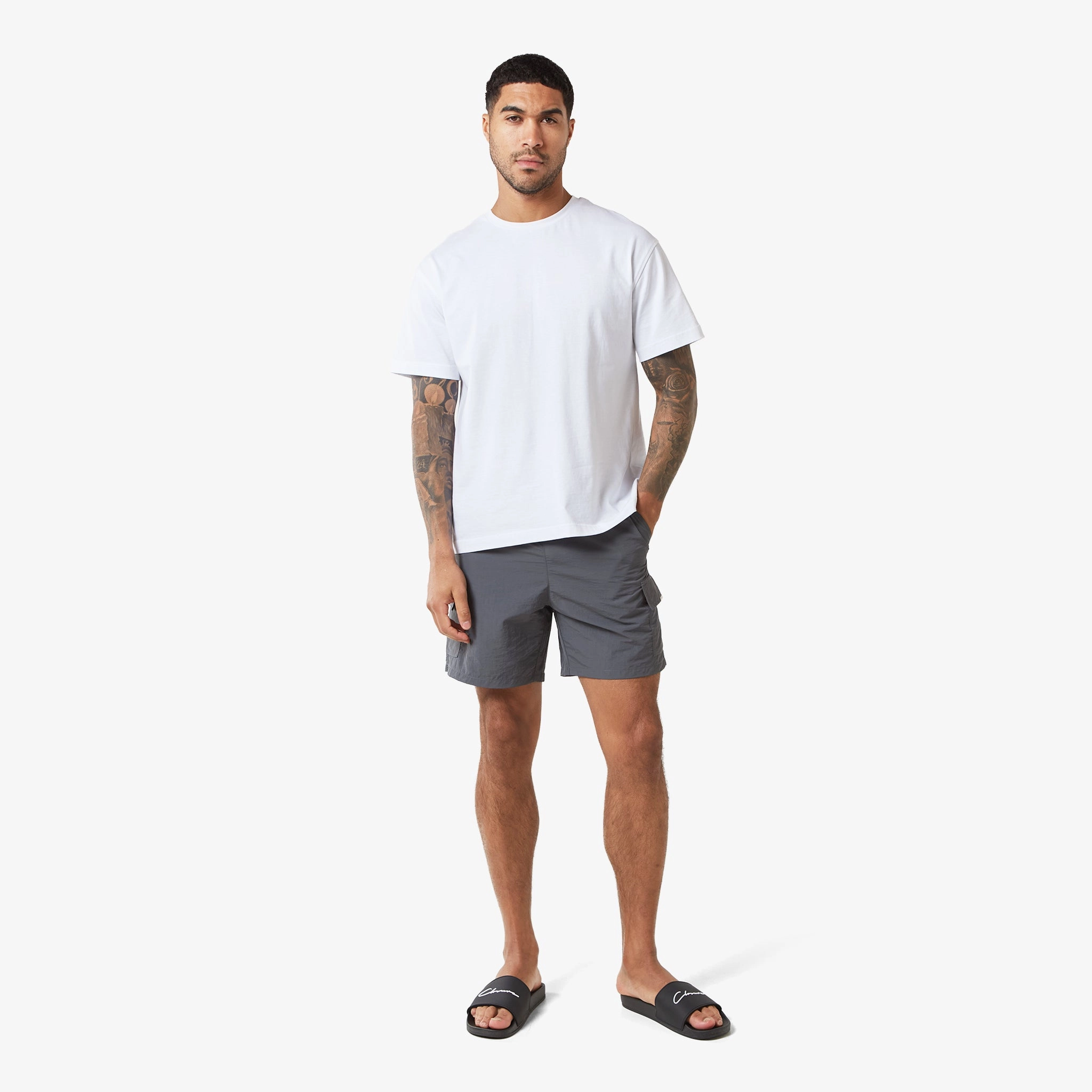 Cargo Pocket Swimshort | Grey