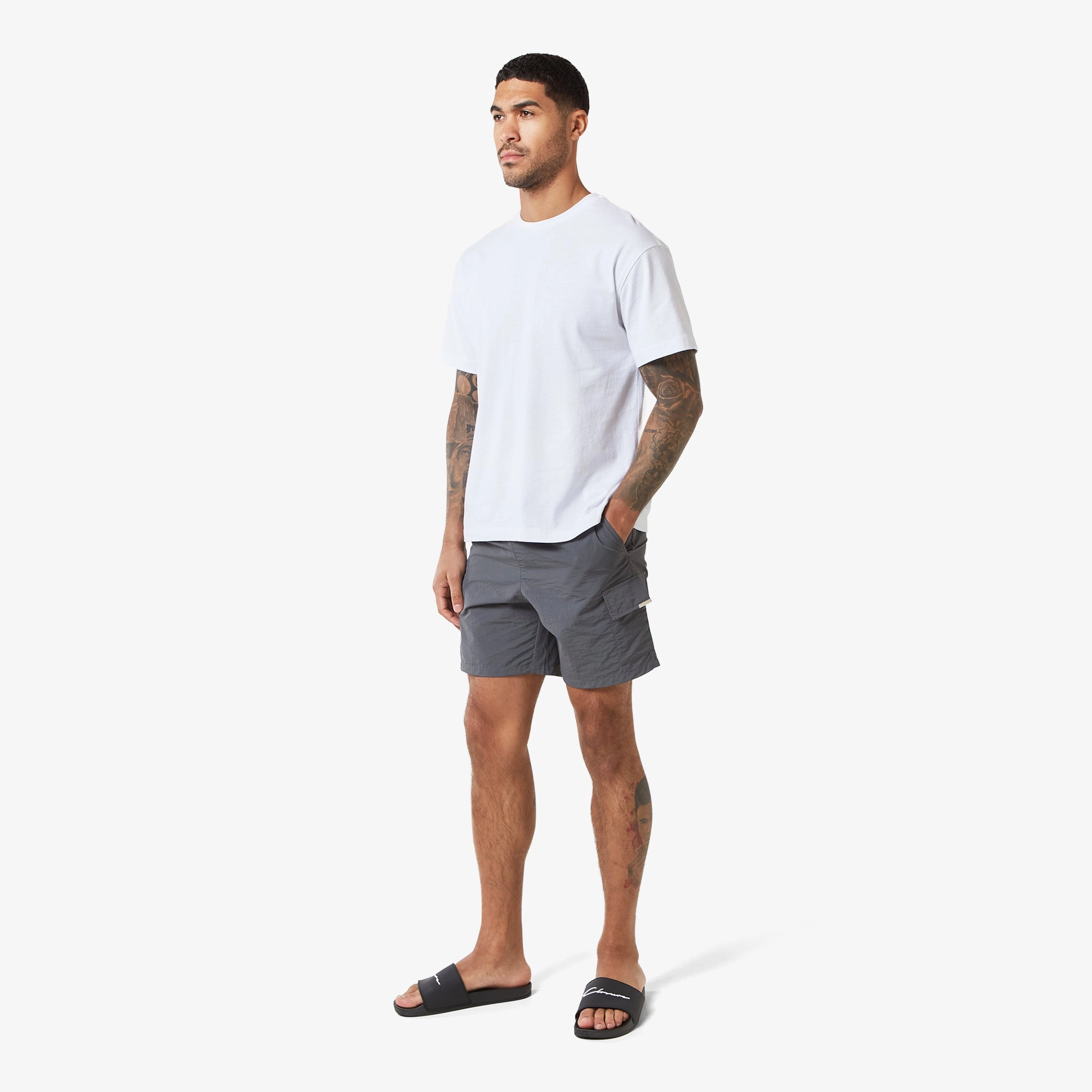 Cargo Pocket Swimshort | Grey