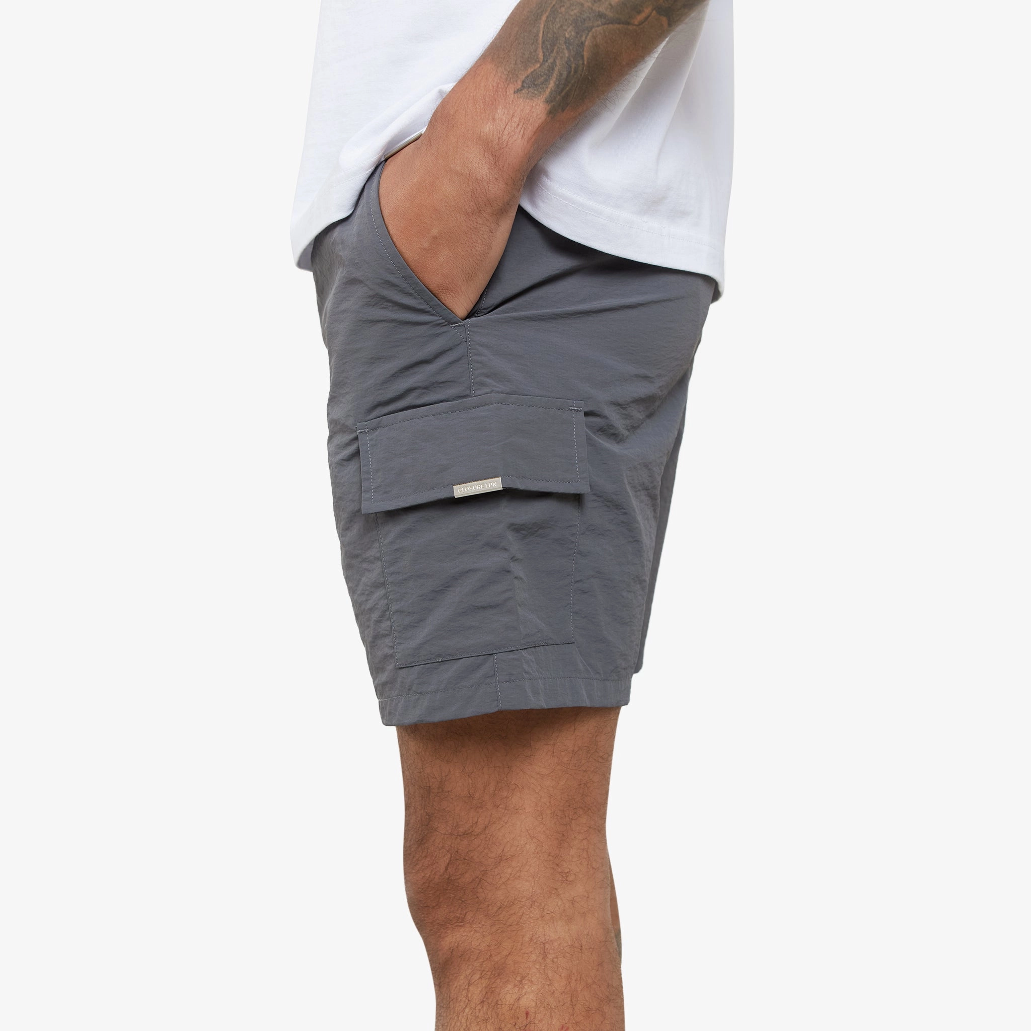 Cargo Pocket Swimshort | Grey