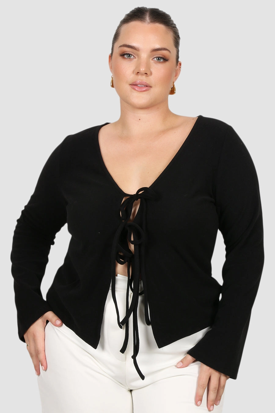 CARMEN TOP BLACK