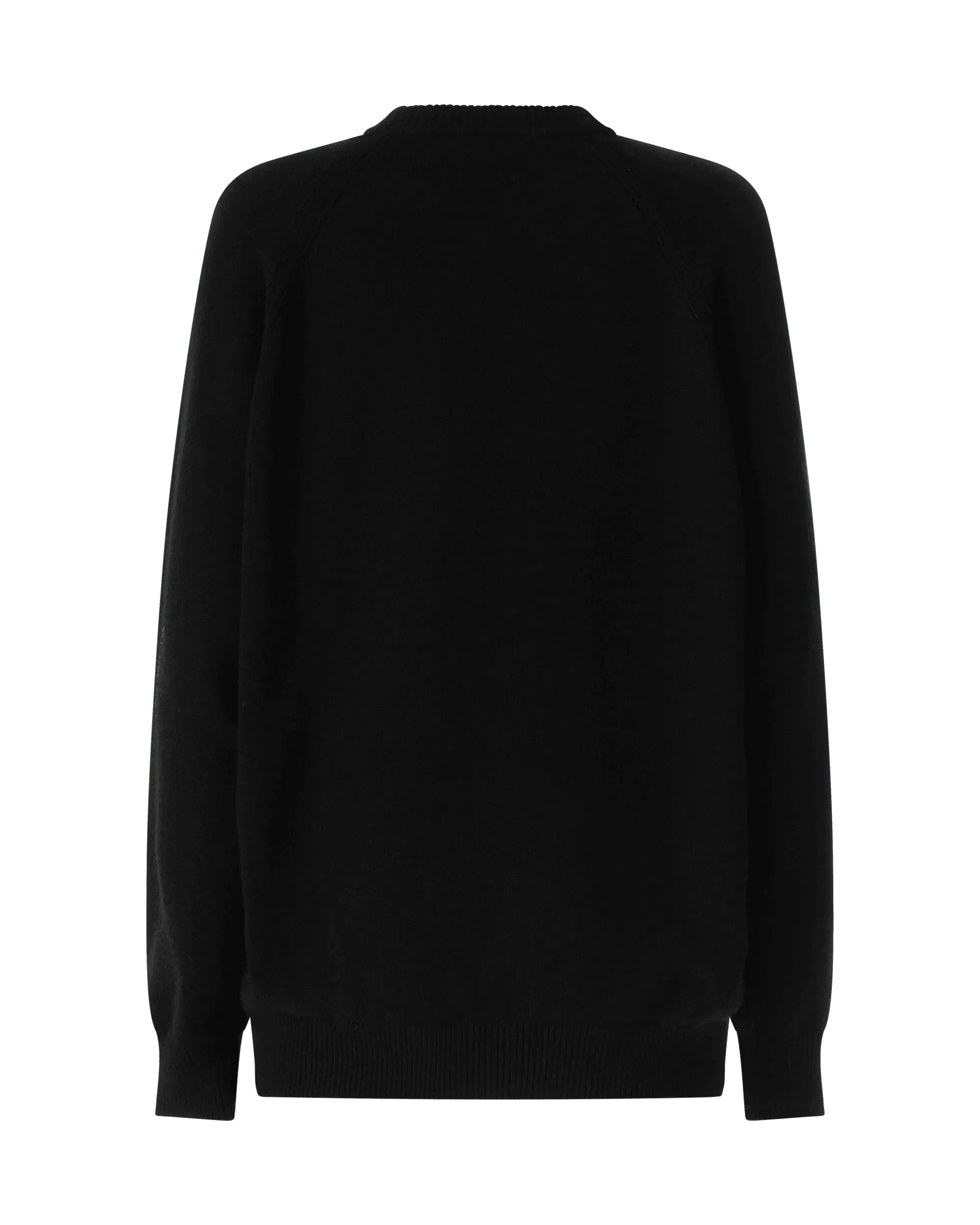 Cashmere Crewneck Sweater With Chain