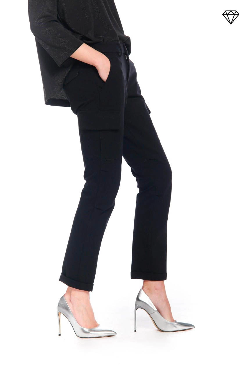Chile City women's cargo pants in jersey technical  ①
