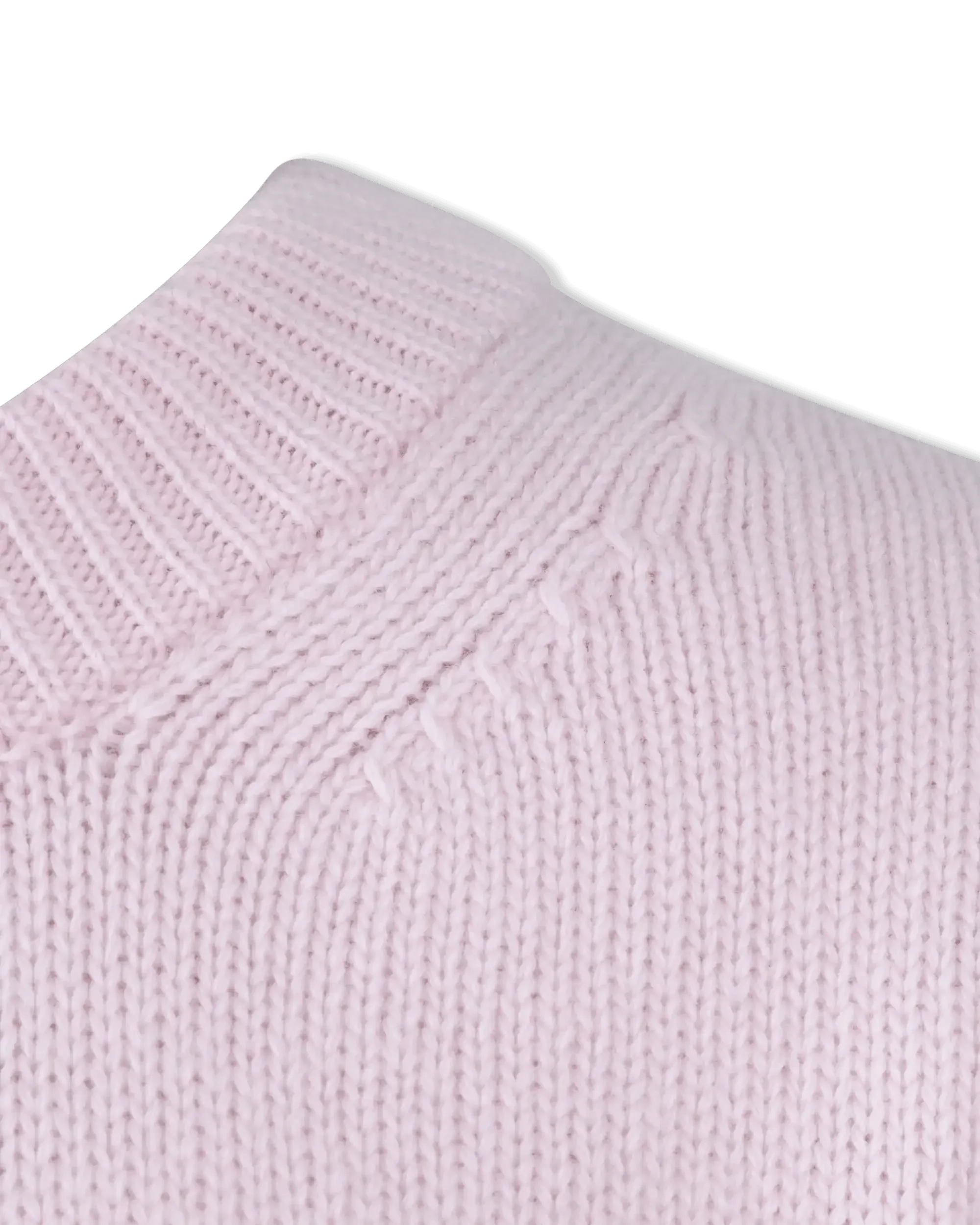 Chunky Wool Knit Crewneck Sweater