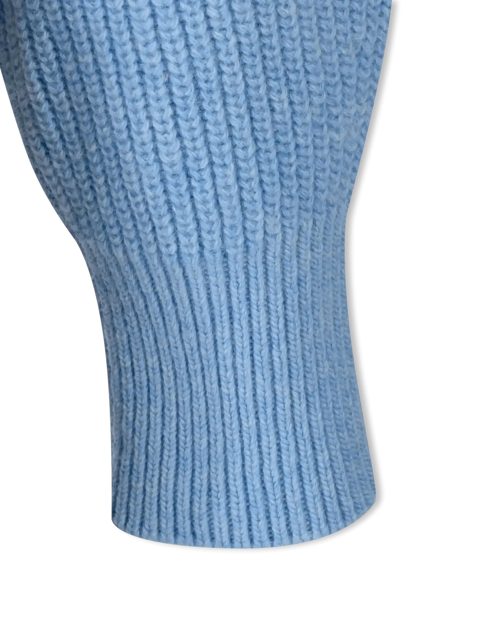 Chunky Wool Knit Crewneck Sweater