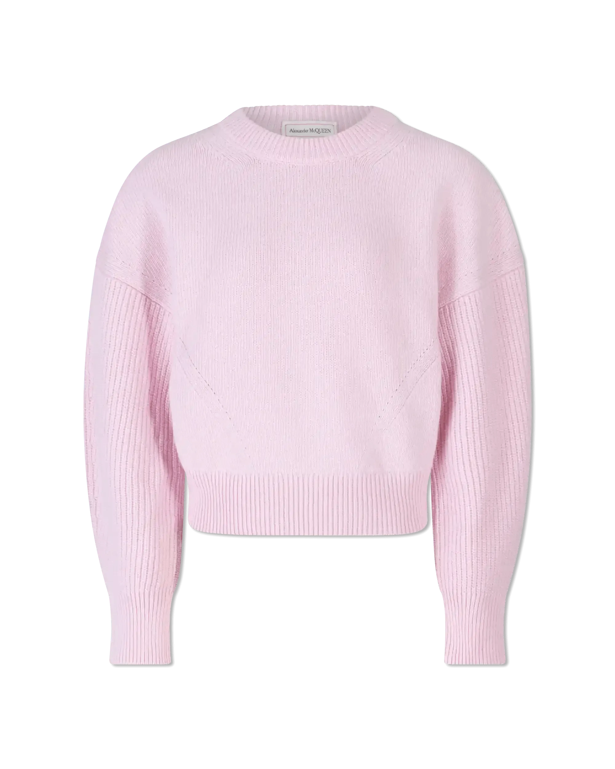 Chunky Wool Knit Crewneck Sweater