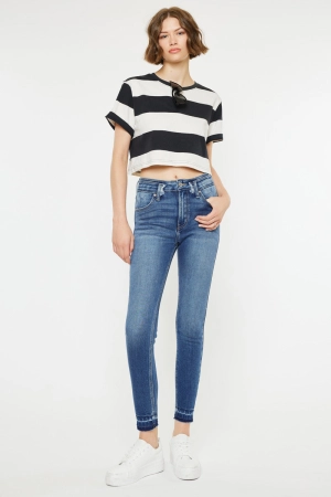 Cleopatra High Rise Ankle Skinny Jeans