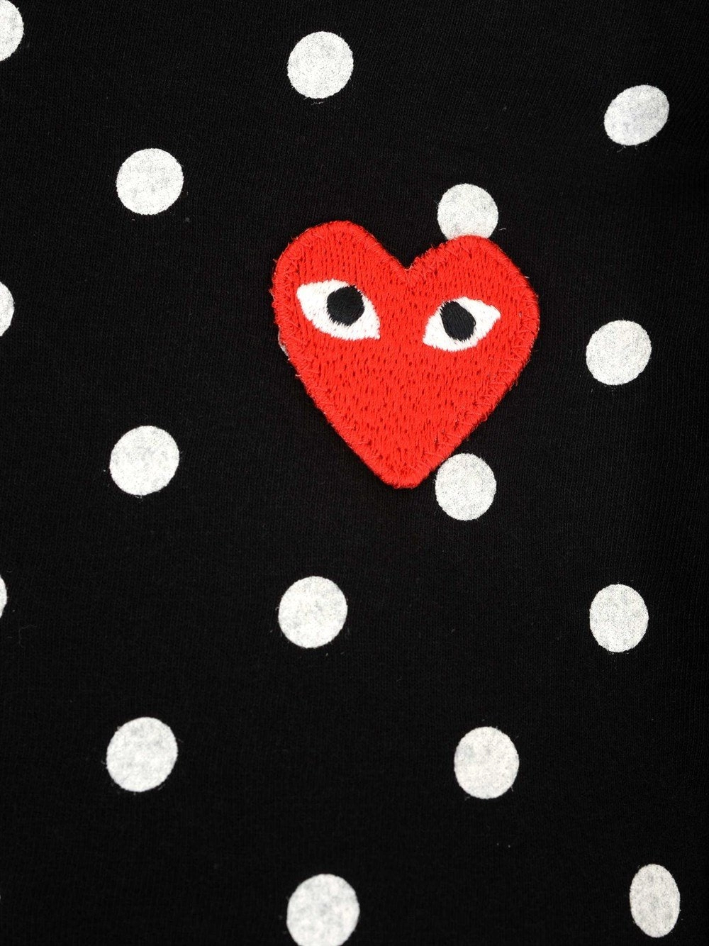 Comme des Garçons Play Polka Dot Long-Sleeved T-Shirt