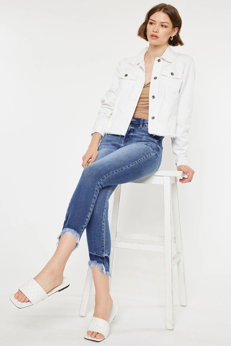 Dana High Rise Ankle Skinny Jeans