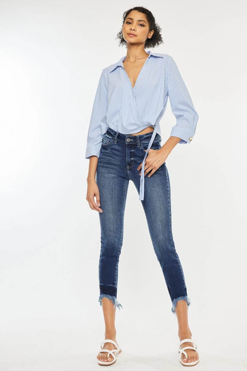 Dana High Rise Ankle Skinny Jeans